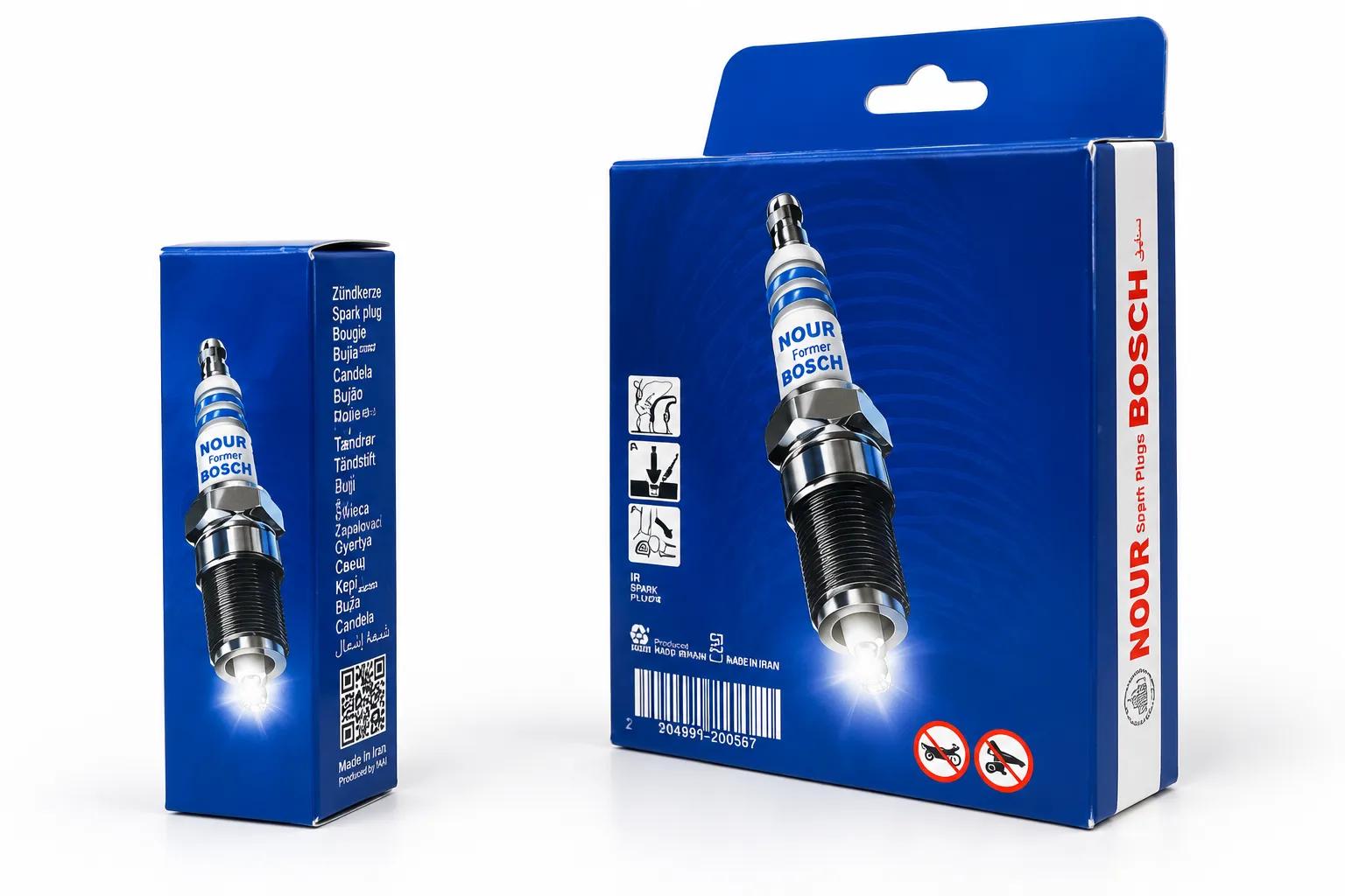 شمع درجه یک FR7DC2 دو پلاتین (بسته چهار عددی) - تصویر 2